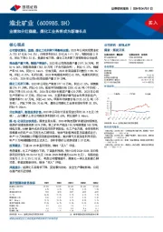 业绩和分红稳健，煤化工业务将成为新增长点