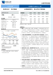 业绩稳健增长，新品研发不断推进