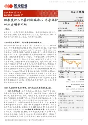 四季度收入改善利润端承压，半导体材料业务增长可期