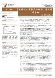 2023年年报业绩点评：完善产品矩阵，深入终端市场