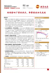 结构影响下营收承压，降费提效初见成效