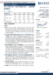 2023年报点评：乘电网建设东风，业绩持续高速增长