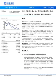 2023年报点评:2023年扭亏为盈,运力高增助推盈利充分释放