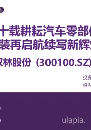 深度报告:二十载耕耘汽车零部件,轻装再启航续写新辉煌