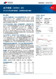 2023年公司业绩平稳增长，新能源装机稳步增加