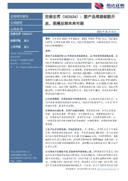 新产品周期崭新开启，困境反转未来可期