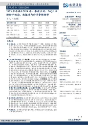 2023年年报&2024年一季报点评：24Q1业绩好于预期，把握海内外消费新趋势