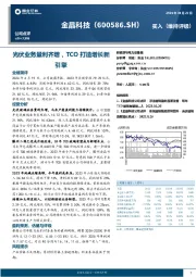 光伏业务量利齐增，TCO打造增长新引擎