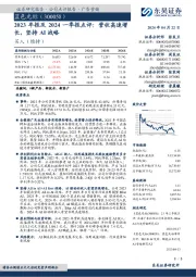 2023年报及2024一季报点评：营收高速增长，坚持AI战略