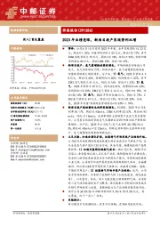 2023年业绩亮眼，新项目投产实现营利双增