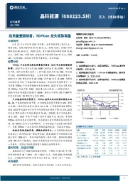 出货量重回榜首，TOPCon龙头优势渐显