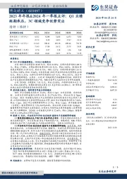 2023年年报&2024年一季报点评：Q1业绩短期承压，3C领域竞争优势突出