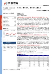 公司信息更新报告：海外业务量利齐升，盈利能力显著优化