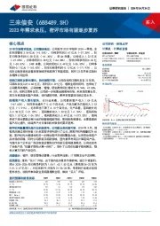 2023年需求承压，密评市场有望逐步复苏