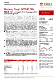 4Q23 & 1Q24 earnings in line; Staying positive on overseas growth