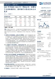 2023年年报及2024年一季报点评：消费电子业务短期承压，看好海外业务成长和主业复苏