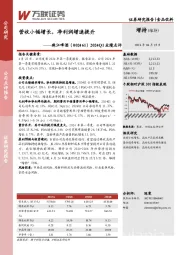 2024Q1业绩点评：营收小幅增长，净利润增速提升