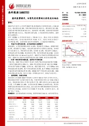 盈利显著提升，N型先发优势助力夯实龙头地位