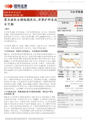 需求疲软业绩短期承压,逆势扩研发成长可期