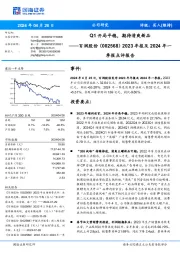 Q1开局平稳，期待清爽新品季报点评报告