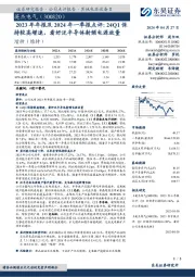 2023年年报及2024年一季报点评：24Q1保持较高增速，看好泛半导体射频电源放量