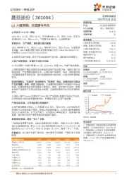 Q1大超预期，尽显黑马本色