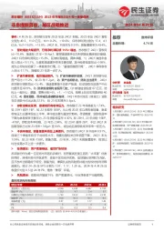 2023年年报&2024年一季报点评:非息提振营收,城区战略推进