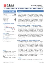 公司业绩同比承压下滑，静待全球登记布局和ToC渠道建设开花结果