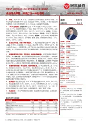 2023年年报及2024年一季报点评：业绩符合预期，持续打造一体化布局