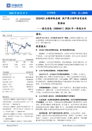 2024年一季报点评：2024Q1业绩持续高增，国产算力领军者受益政策推动