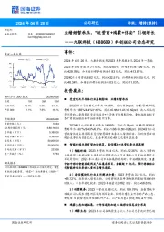 科创板公司动态研究:业绩短暂承压,“运营商+鸿蒙+信安”引领增长
