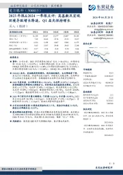 2023年报&2024一季报点评：高基数及宏观环境导致增长降速，Q1屈光保持增长