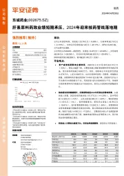 肝素原料药致业绩短期承压，2024年迎来核药管线落地期