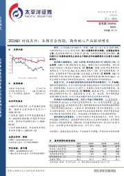 2024Q1财报点评：业绩符合预期，期待核心产品驱动增长