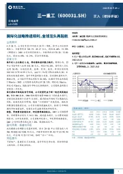 国际化战略推进顺利，全球龙头再起航