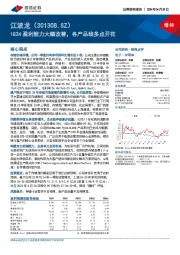 1Q24盈利能力大幅改善，各产品线多点开花