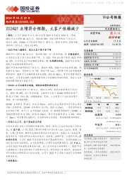 2024Q1业绩符合预期，大客户依赖减少