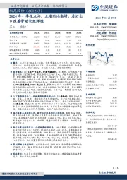 2024年一季报点评：业绩同比高增，看好出口改善带动长丝弹性