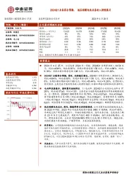 2024Q1业务符合预期,低压铅酸电池业务收入持续提升