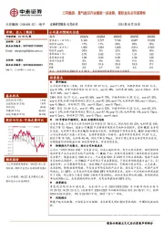 三环集团:景气度回升业绩进一步改善,看好龙头公司高弹性