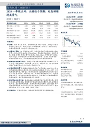 2024一季报点评:业绩低于预期,赴岛游维持高景气