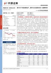 公司信息更新报告：海内外产能陆续投产，国际化发展推动收入稳健增长