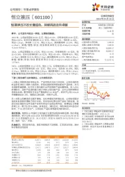 短期承压不改长增底色,持续挑战走向卓越