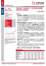 公司简评报告：多品类快速放量，盈利能力持续提升