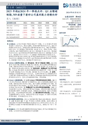 2023年报&2024年一季报点评：Q1业绩超预期，M9放量下看好公司盈利能力持续向好