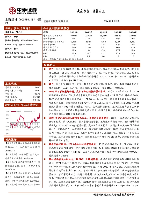 央企担当，逆势而上