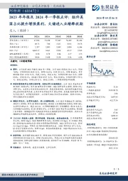 2023年年报及2024年一季报点评：组件美国占比提升增强盈利，大储进入业绩释放期