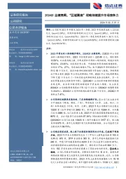 2024Q1业绩亮眼, “区域聚焦”战略持续提升市场竞争力