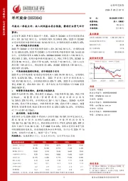 年报及一季报点评:收入利润基本符合预期,静待行业景气回升