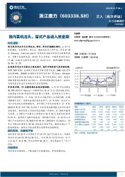 国内高机龙头，臂式产品进入放量期